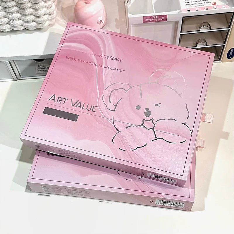 Bear Paradise Full Makeup Set - All-in-One Kit, Long-Lasting Natural Finish for Everyday & Glam Looks Zpaxo