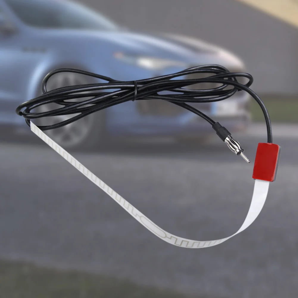 AM FM Hidden Intnal Glass Screen Mount Car Radio Amplifier Aerial