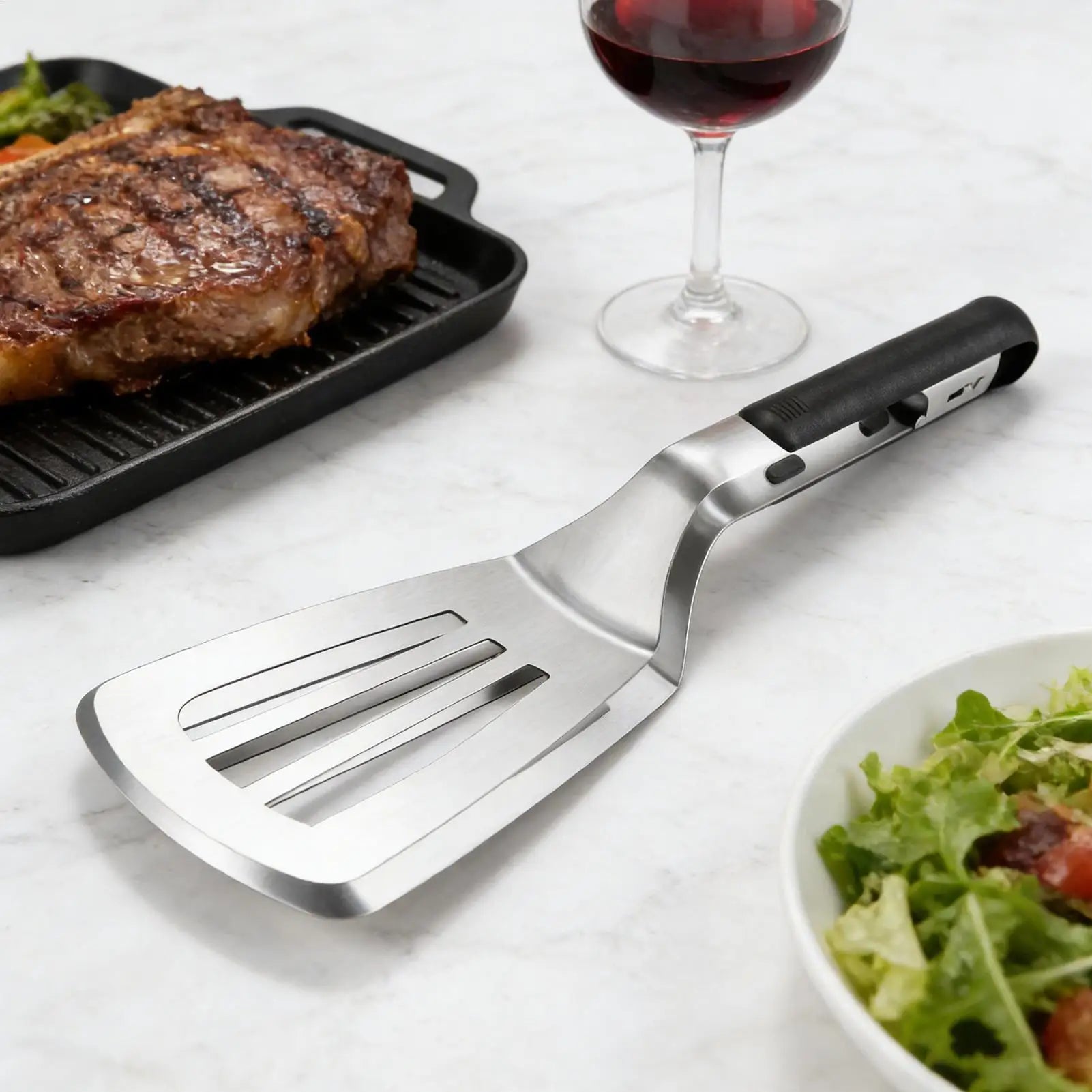 Grill Clamp Stainless Steel Anti-scald Multi-functional Extended