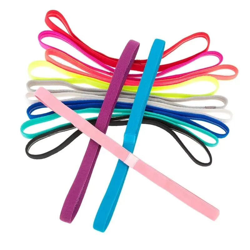 Anti-Slip Elastic Sports Headbands – 1 or 4 Pack Sweatband