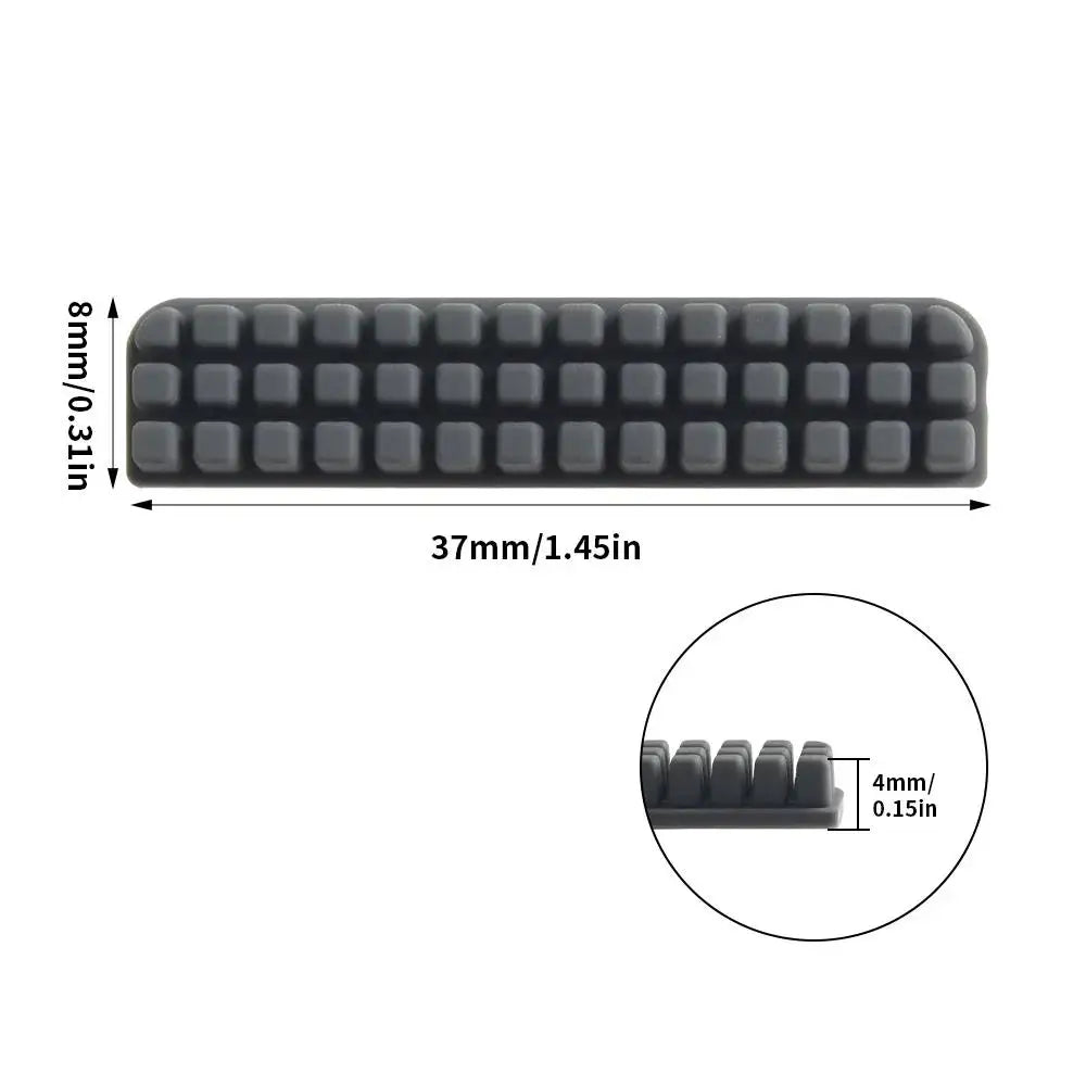 3/6/9/15pcs Nozzle Brush For Bambu Lab A1 / A1 Mini Wiper Silicone Brush Hotbed Mounted Scrubbers Cleaning Tool 3D Printer Parts Zpaxo