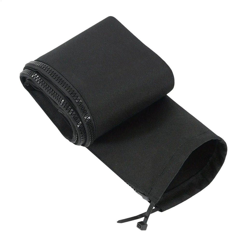 48" Zippered Outboard Rigging Sleeve – Trolling Motor Wire Guard Marine Cable Sleeve Zpaxo
