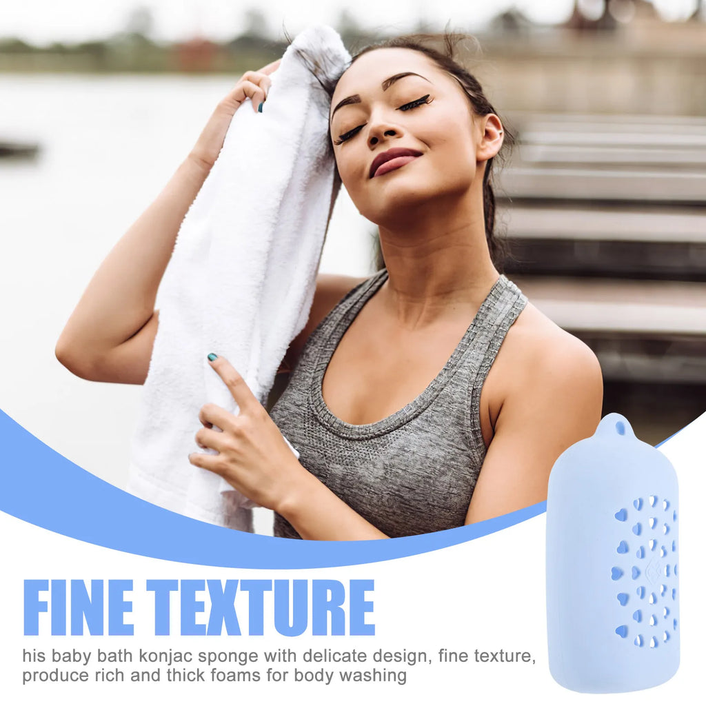 Mini Silicone Travel Towel Bag Portable Foldable Pouch Efficient