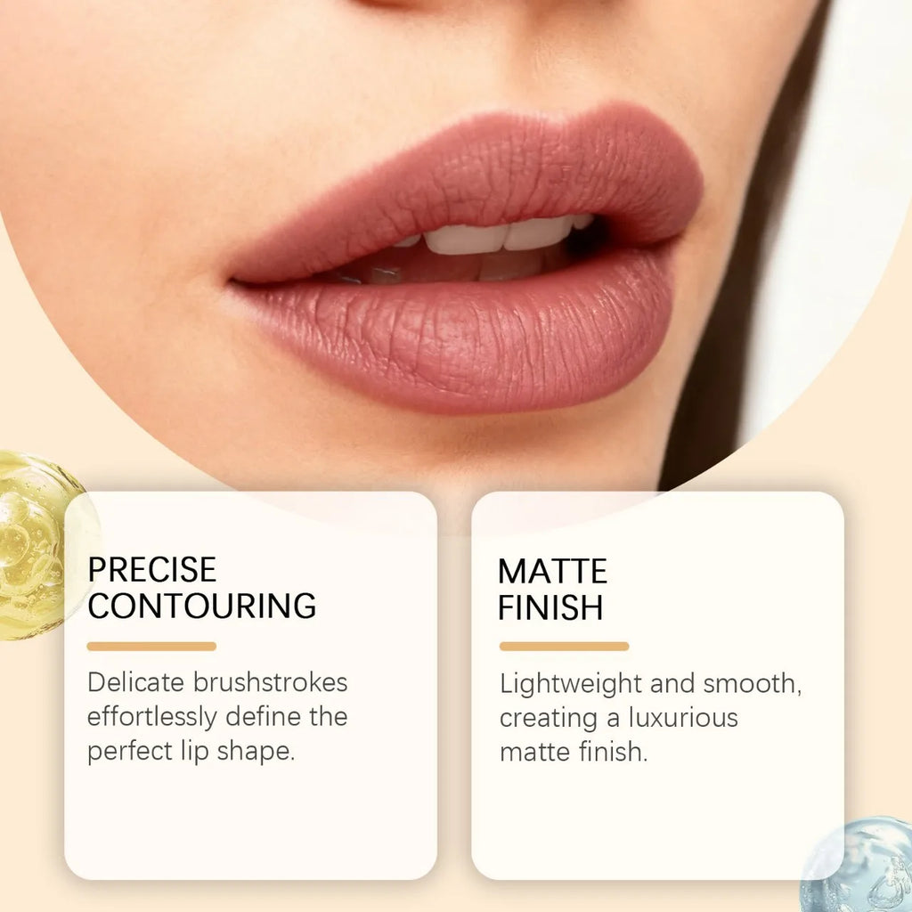 Matte Lip Liner Pencil – Waterproof, Multi-Color, Long-Lasting Lip Liner Pencil Zpaxo