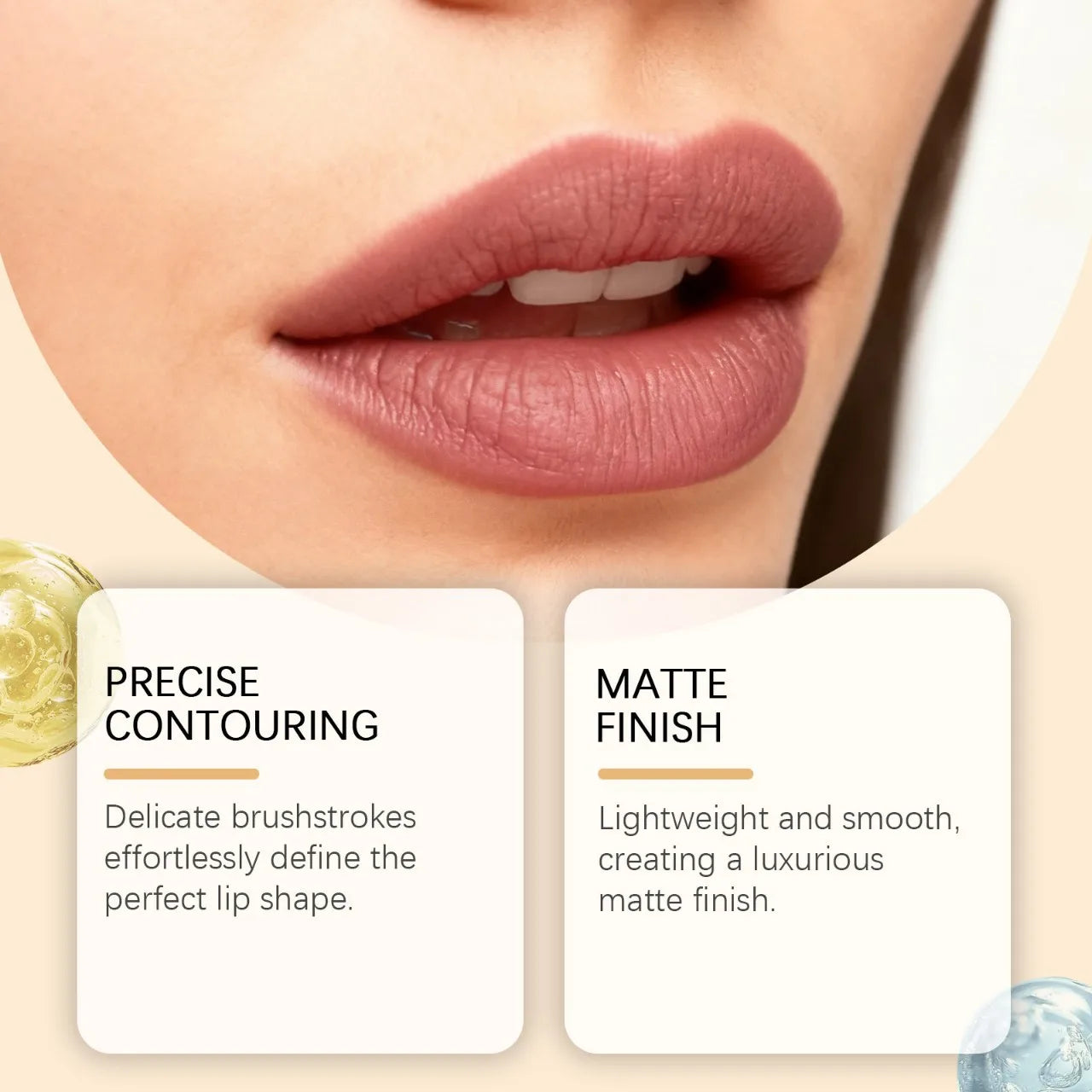 Matte Lip Liner Pencil – Waterproof, Multi-Color, Long-Lasting Lip Liner Pencil Zpaxo