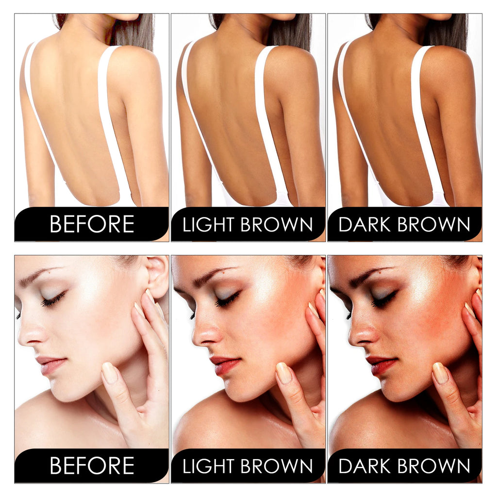 Tanning Gel for Deep Bronze Glow with Coconut Oil and Carrot Seed Oil for Outdoor Tanning to get Sun Kissed Skin Deep Hydration Zpaxo
