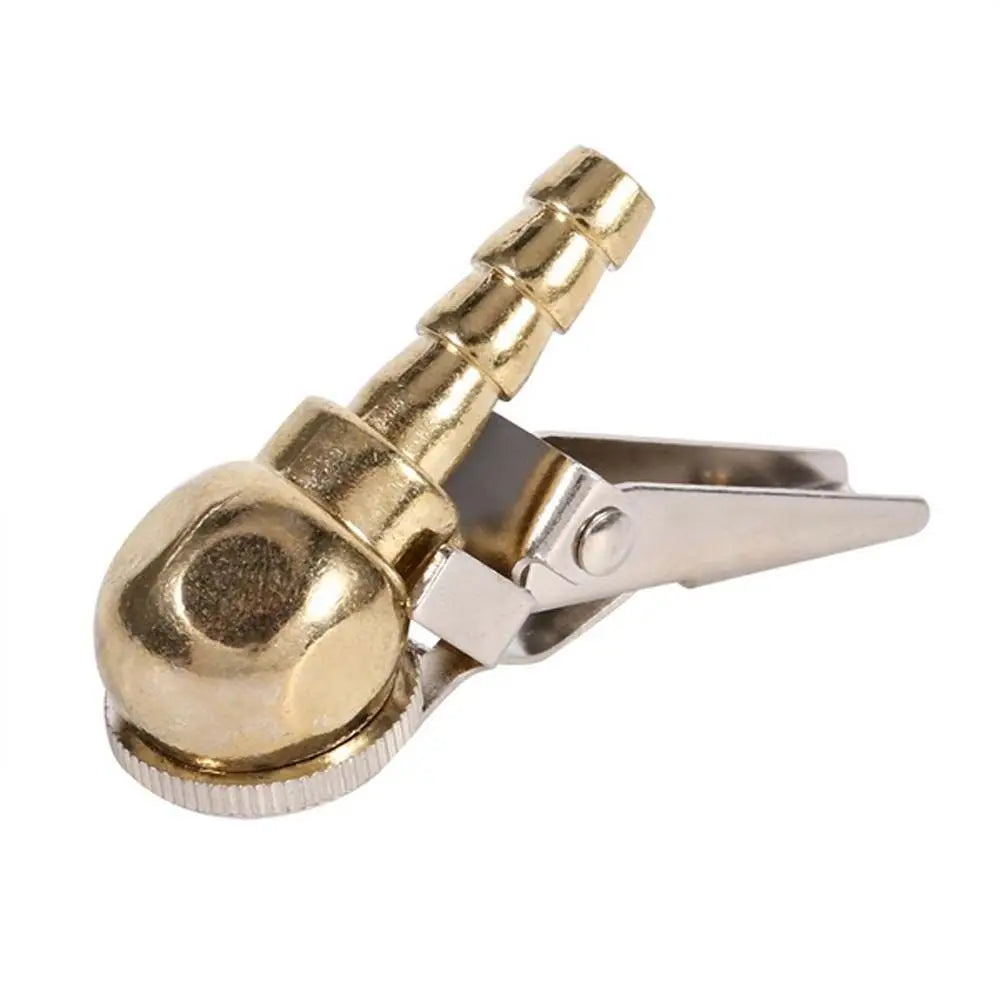 Auto Parts Tire Chuck Tail Plug Connector Inflatable Quick Clip Tire Nozzle Inflator Valve Barb Clip-On Tire Valve Air Chuck Zpaxo WHITE