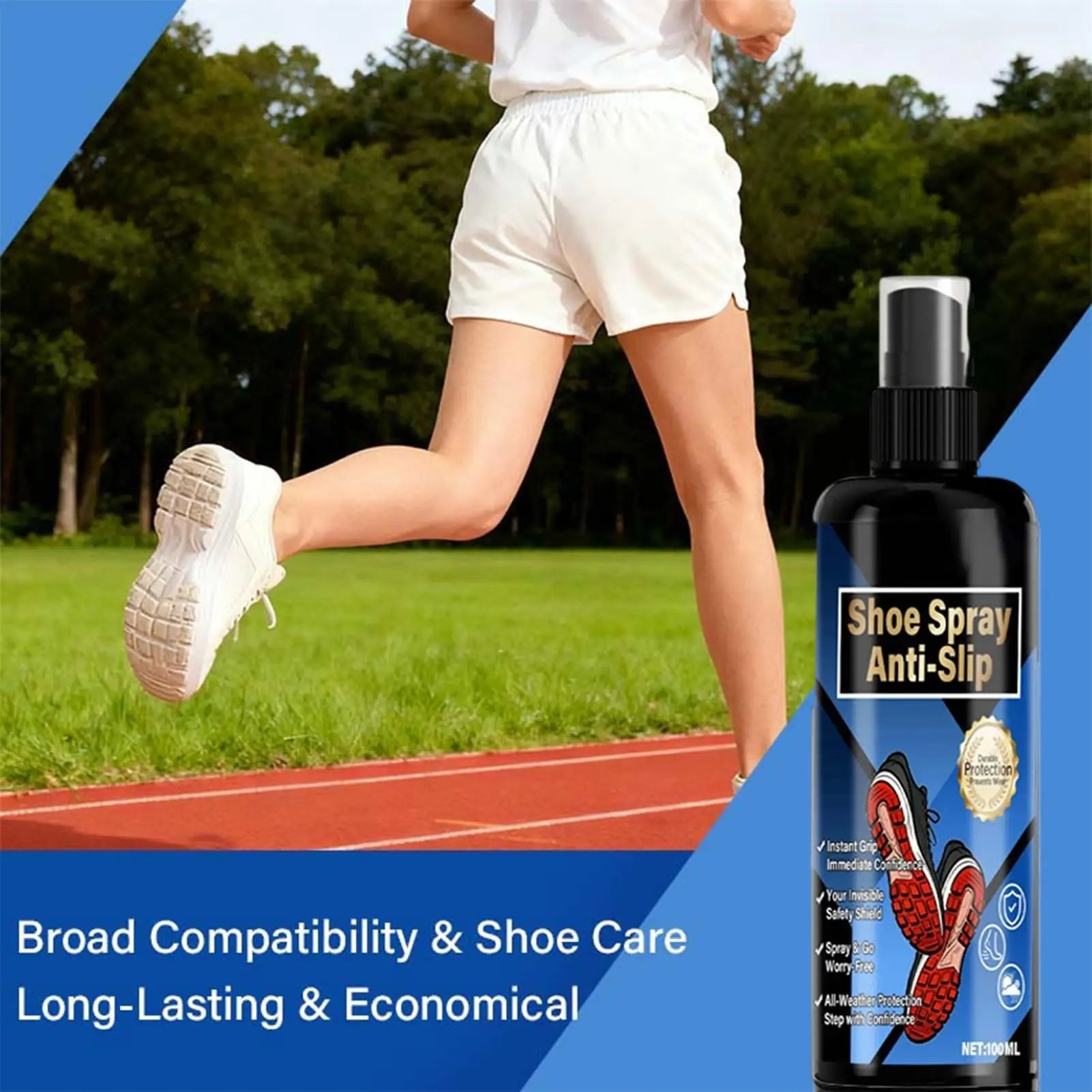Shoe Grip Spray Anti Slip Enhancer Sports Safety Traction Liquid
