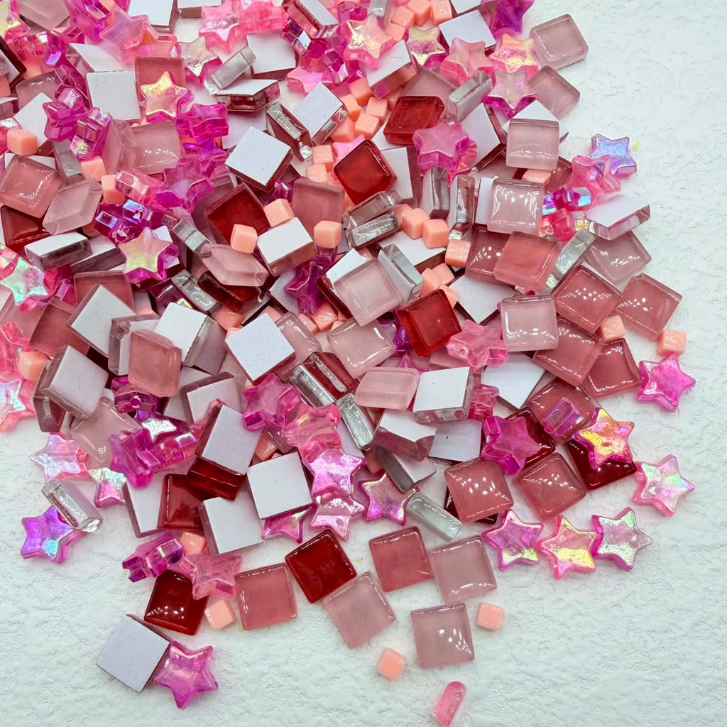 56g Glass Mosaic Tiles for DIY Crafts & Home Décor Glass Mosaic Tiles Zpaxo color 2 56g