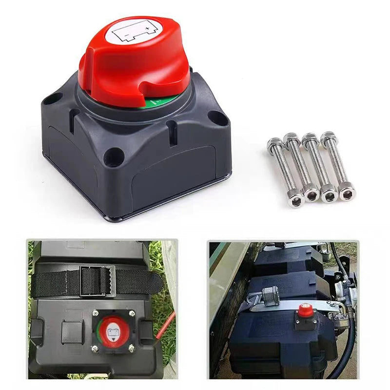 Battery Disconnect Switch 12V–48V 275A Cut-Off | M10 Marine & Car