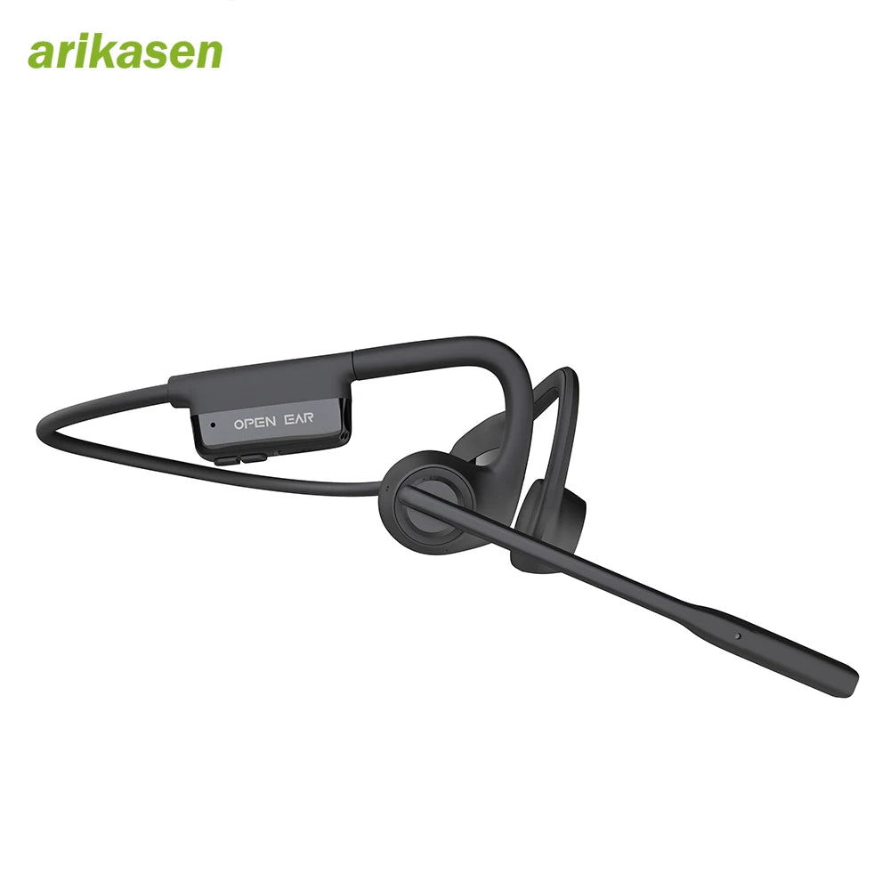 Open Ear Headphones Mic Bluetooth Headset Microphone Headphone Noise