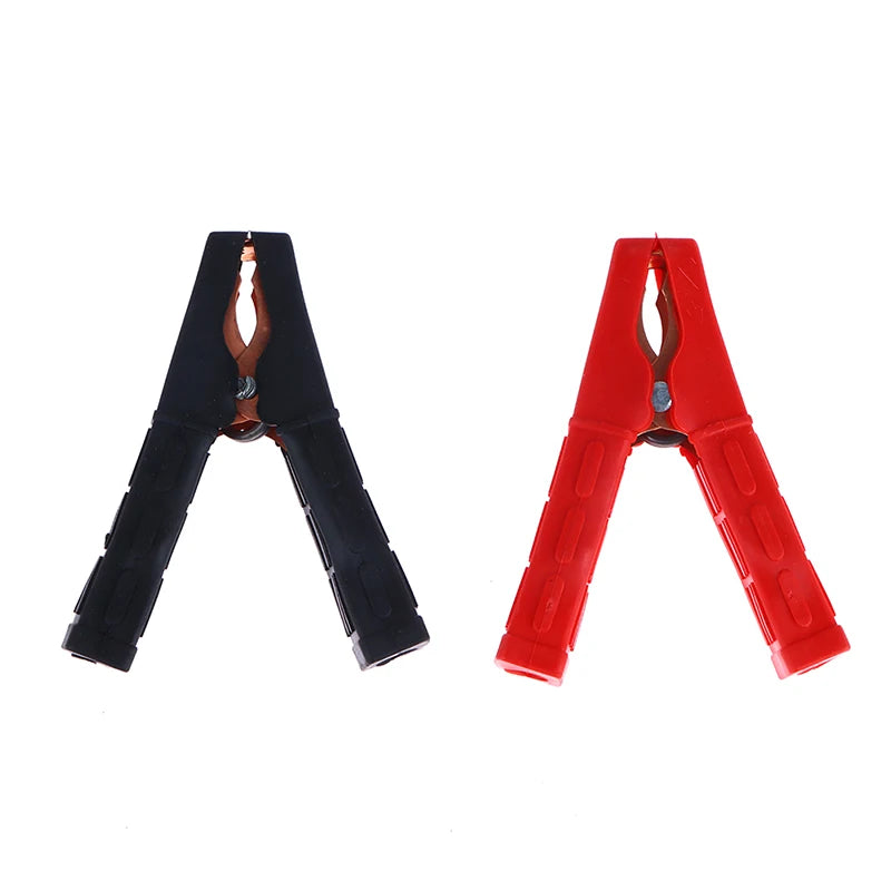 200A Red Black Alligator Crocodile Clip Car Battery Clamps Large