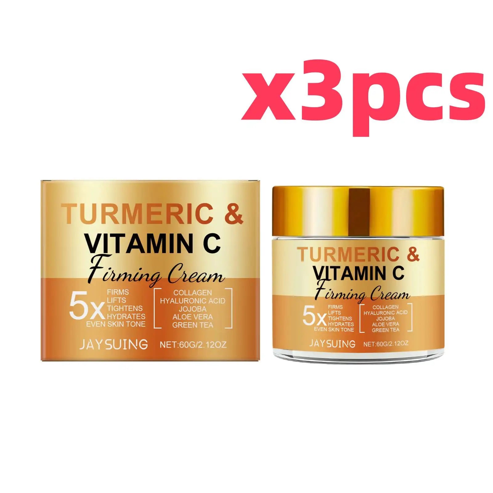 Turmeric Vitamin C Firming Face Cream – Anti-Aging 60g Anti-Aging Face Cream Zpaxo 180g Boxed 60g