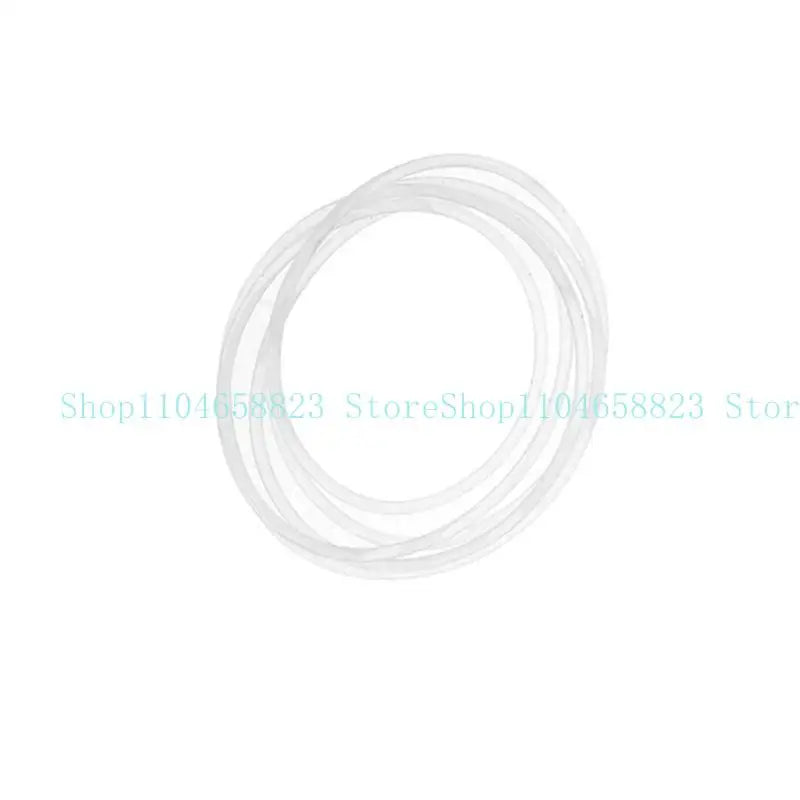 28.4cm Round Section Drive Flat Belts Rubber DVD Cassette Tape Recorder Turntable Strap Belt Cassette Tape Accessories Zpaxo White China Mainland