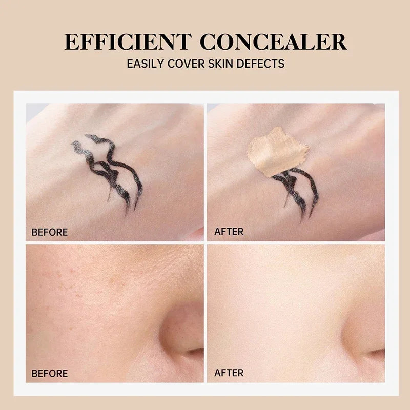 Full Cover Liquid Concealer Cream Makeup Moisturizing Eye Dark