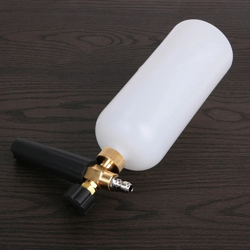 Foam Pot Vehicle Cleaning Adjustable Snow Gun Thick 1 Quick Connector