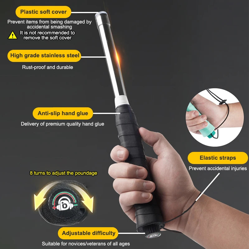 Complete Badminton Practicing Racket Swing Trainer Power Generator Zpaxo