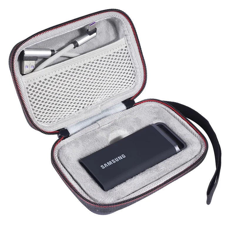 Portable External Solid State Drive Hard Shockproof Protective Travel Zpaxo