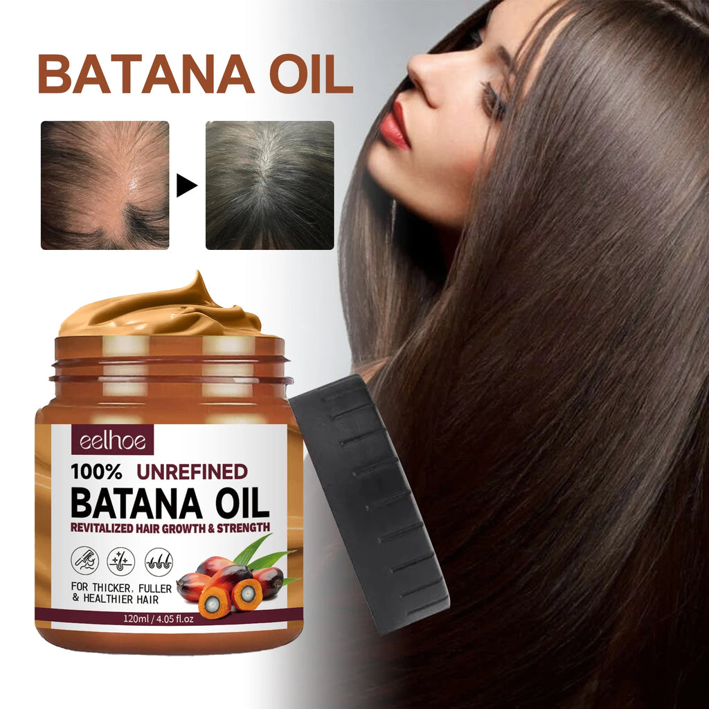 100% Natural Unrefined and Organic Batana Oil for Hair Growth & Strength, Prevents Hair Loss Eliminates Split Ends for Men Women Zpaxo 1Box(120ml)