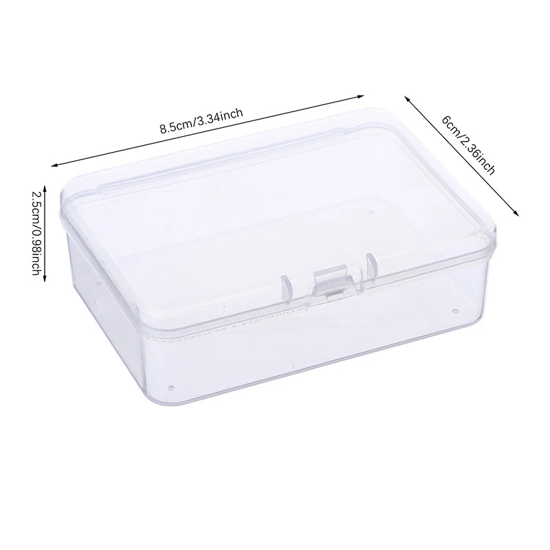 CM1 Transparent Fruit Fork Storage Box Plastic Electronic Components Zpaxo M