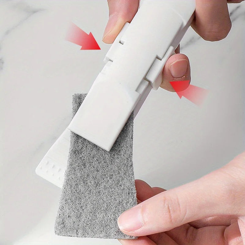 Multipurpose Bathroom Tile Floor Gap Cleaning Brush Window Groove Hand Cleaning Brush Household Wall Corner Kitchen Tool Zpaxo