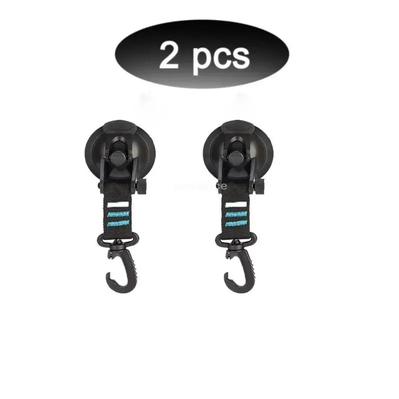 1 Car Tent Suction Cups Outdoor Camping Rope Powerful Cup Buckle Side