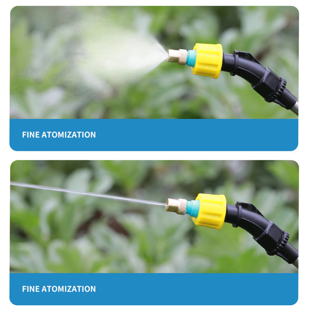 5/8L Shoulder Electric Pesticide Sprayer Pot with 3 Nozzle Garden Sprayer for Garden Watering Handheld Pesticide Sprayer 120Mins Zpaxo