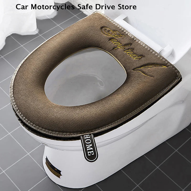 Toilet Cushion Household Seat Seasonal Universal Cover Winter Soft