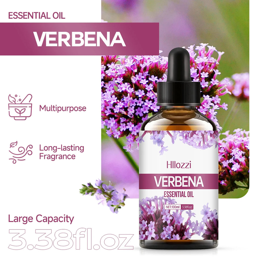 VERBENA ESSENTIAL OIL High-quality Moisturizing Nourishing Massage Zpaxo