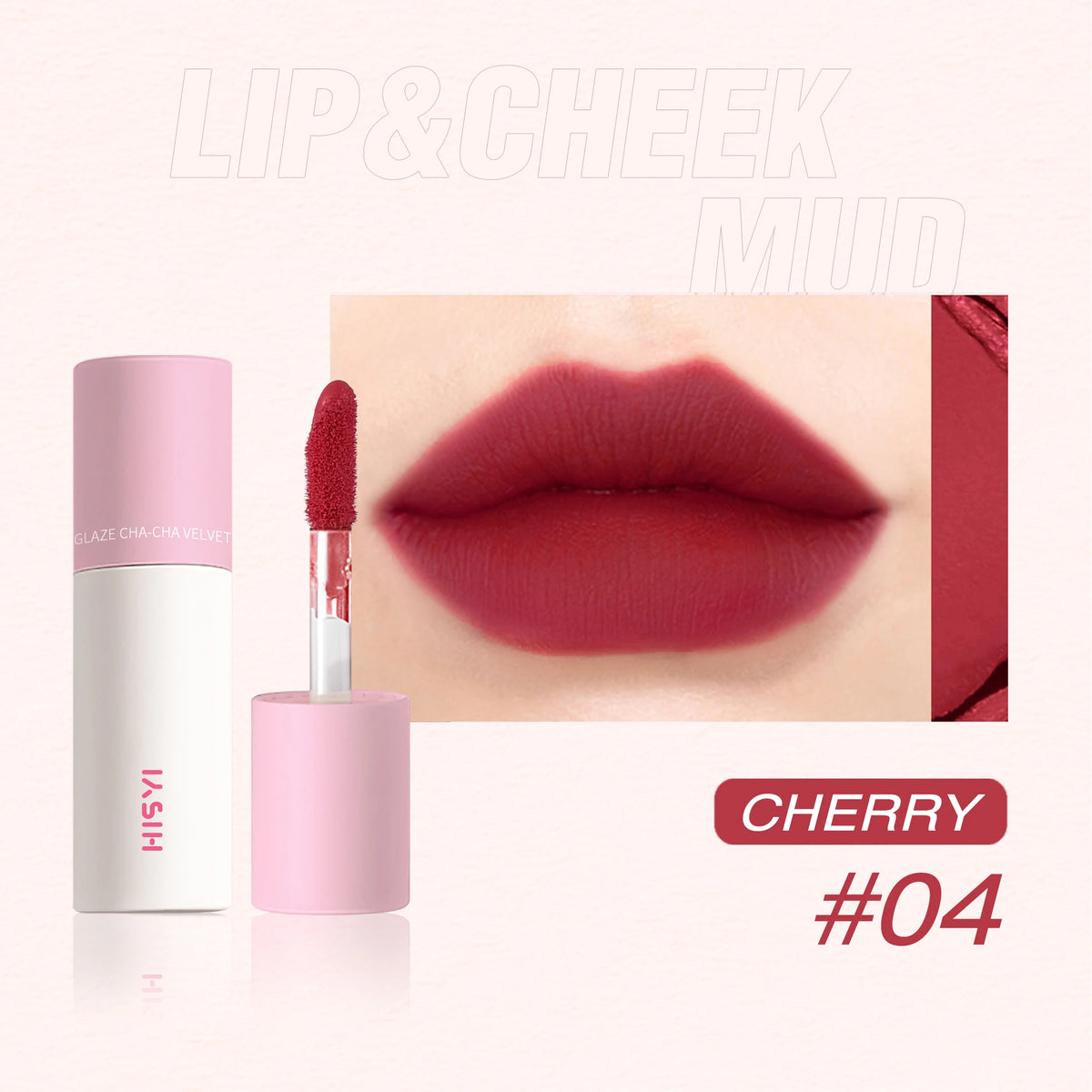 5-color Matte Velvet Lip Gloss Waterproof Moisturizing Nude Mud Zpaxo 04