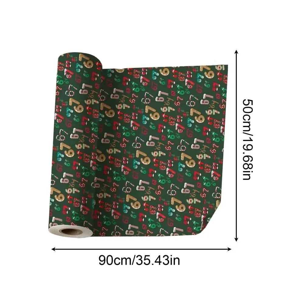 Christmas Wrapping Paper Roll 67 Patterns Gag Wrap Fun Wide Festive