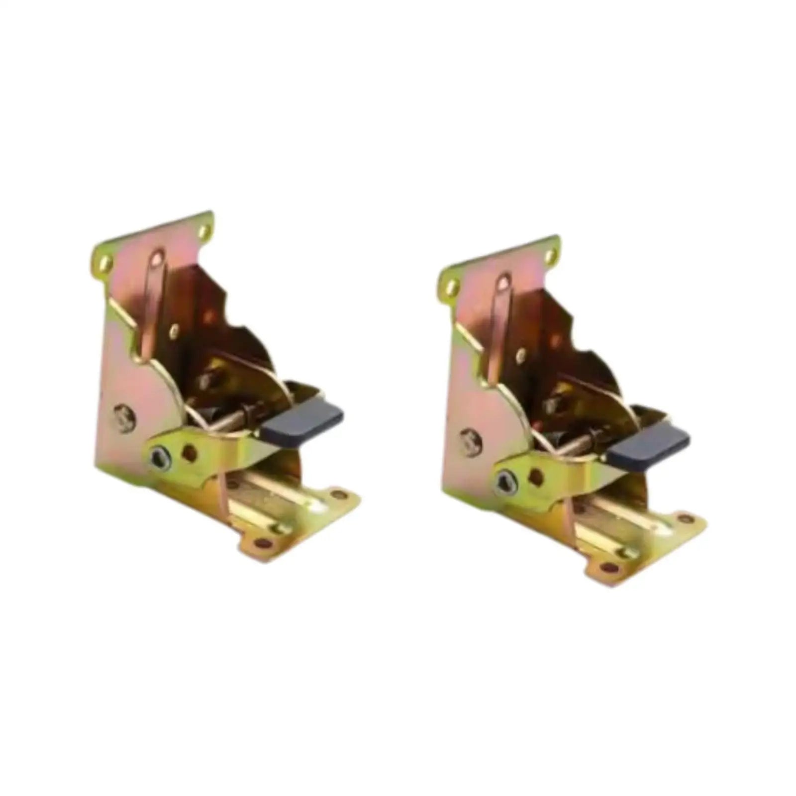 2x Folding Brackets,Versatile Self Lock Hinges with Screw Lock Extension Support for Kitchen Shelves Laundry Room Garage Bedroom Zpaxo Gold