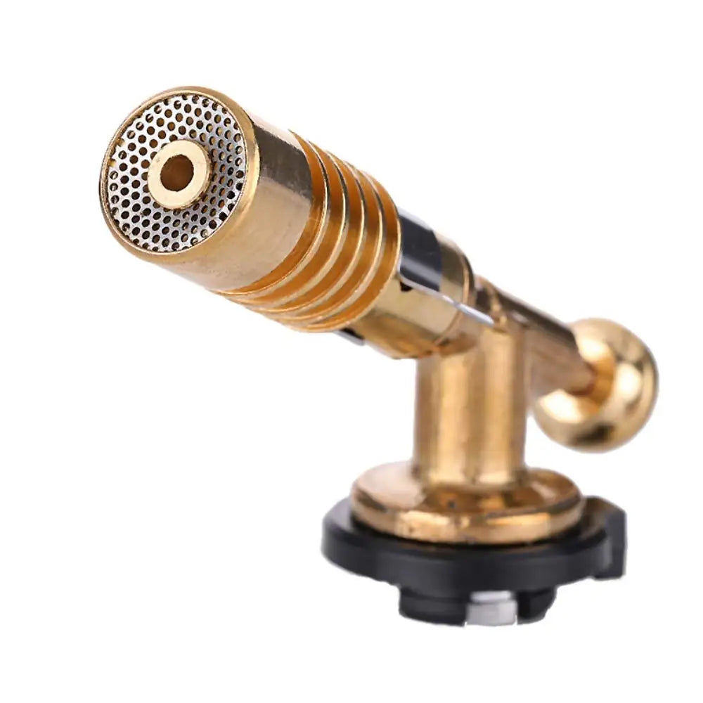 1set Picnic Barbecue Baking Cassette Stove Double-tube Spray Gun All-copper Flame Outdoor Barbecue Igniter Welding Gun Nozzle Zpaxo