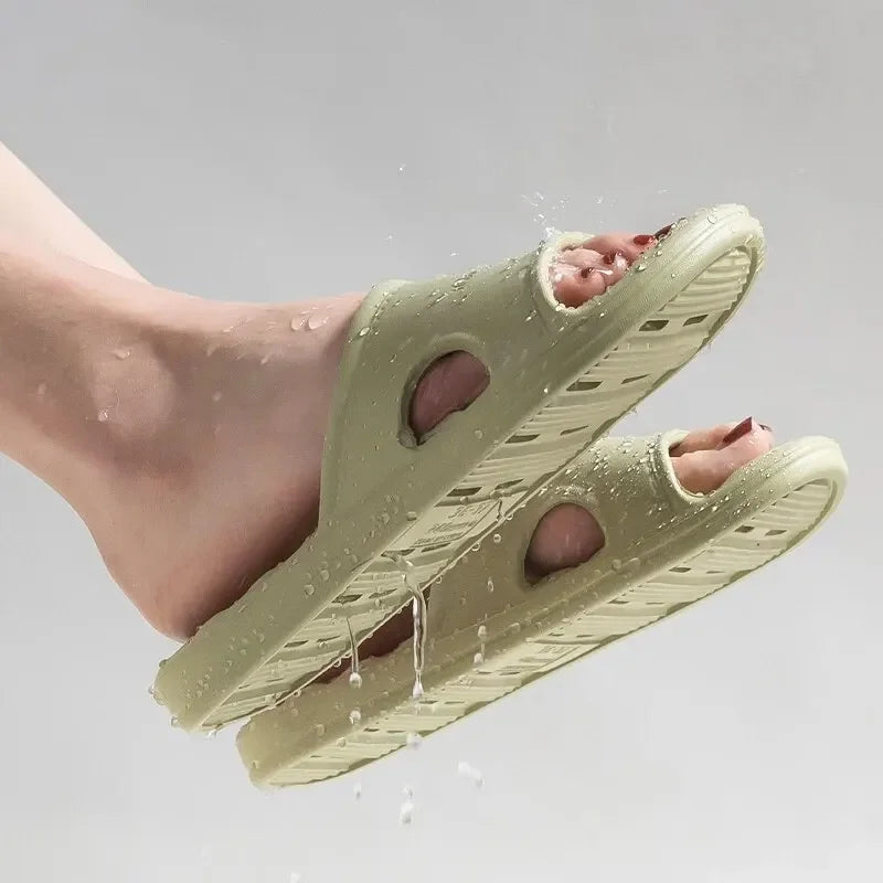 Unisex EVA Non Slip Soft Bottom Leaking Shower Man Woman Home