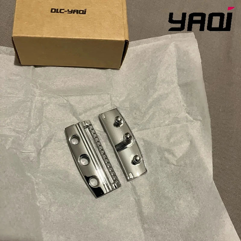 YAQI Single Edge Chrome Safety Razor Head – Men's Travel Safety Razor Head Zpaxo