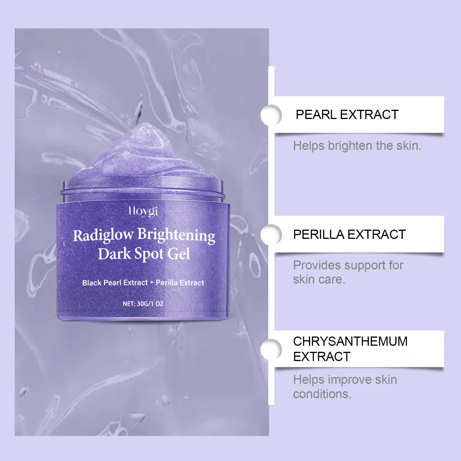 Perilla Dark Spots Remover Gel for Face Reduce Melasma Melanin Anti Acne Oil Control Pigmentation Removal Brightening Skin Care Zpaxo