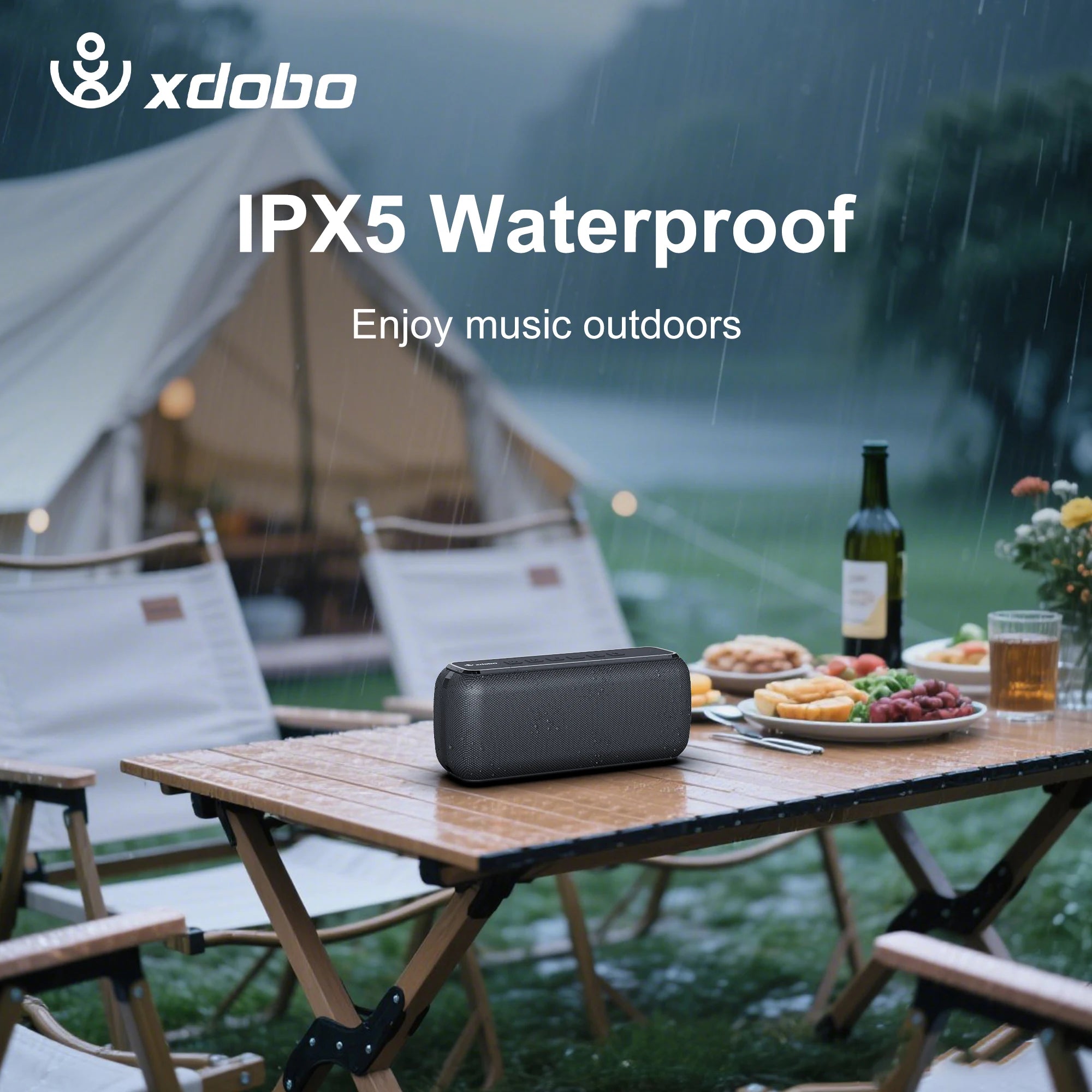 XDOBO Bluetooth Speaker Wireless 60W Power Subwoofer X8 II Deep Bass Zpaxo