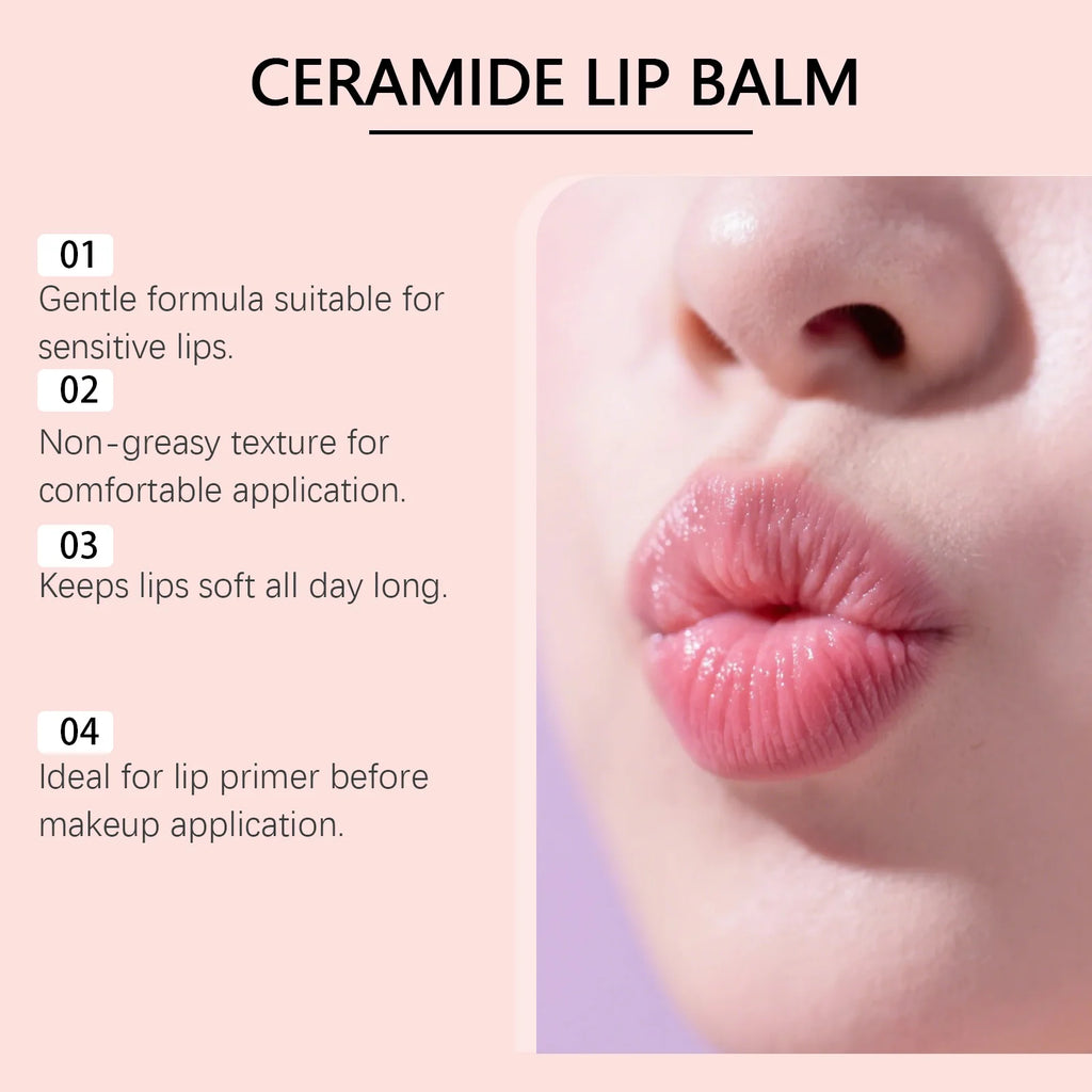 Watermelon Lip Balm Glossy Moisturizer Nicotinamide Lipstick Moisturizing Anti-Dry Anti Crack Clear Crystal Lip Balm Zpaxo