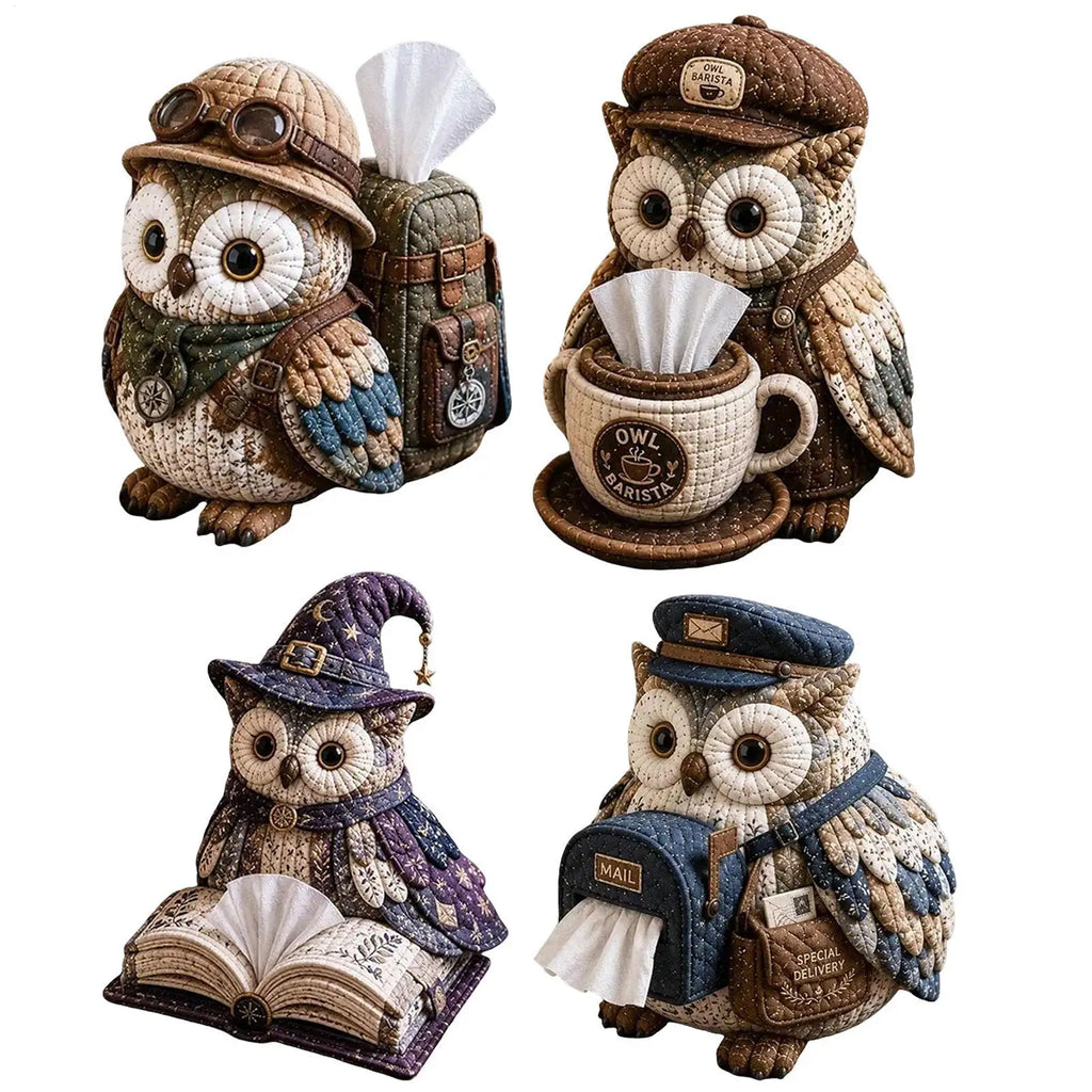 Tissue Cover Box DIY Animal Design Napkin Storage Handmade Dispenser