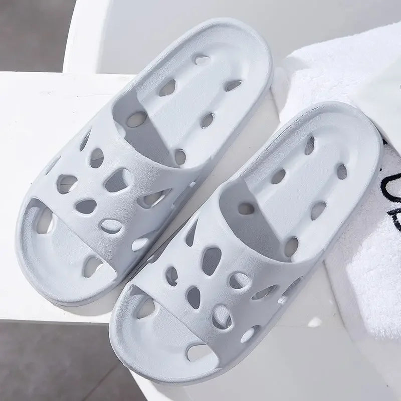 Summer Cloud Slippers Women Men Flip Flops Beach Sandals Bathroom Zpaxo Grey 42