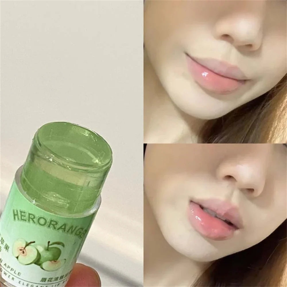 Transparent Coconut Fruit Lip Balm Care Moisturizing Fade Fine Lines Zpaxo 10 Green Apple