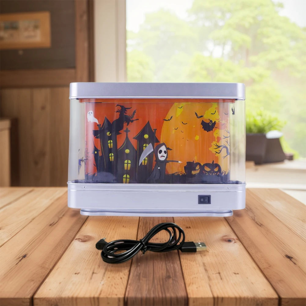 LED Artificial Aquarium Night Light Moving Fish Tropical Sensory Lamp