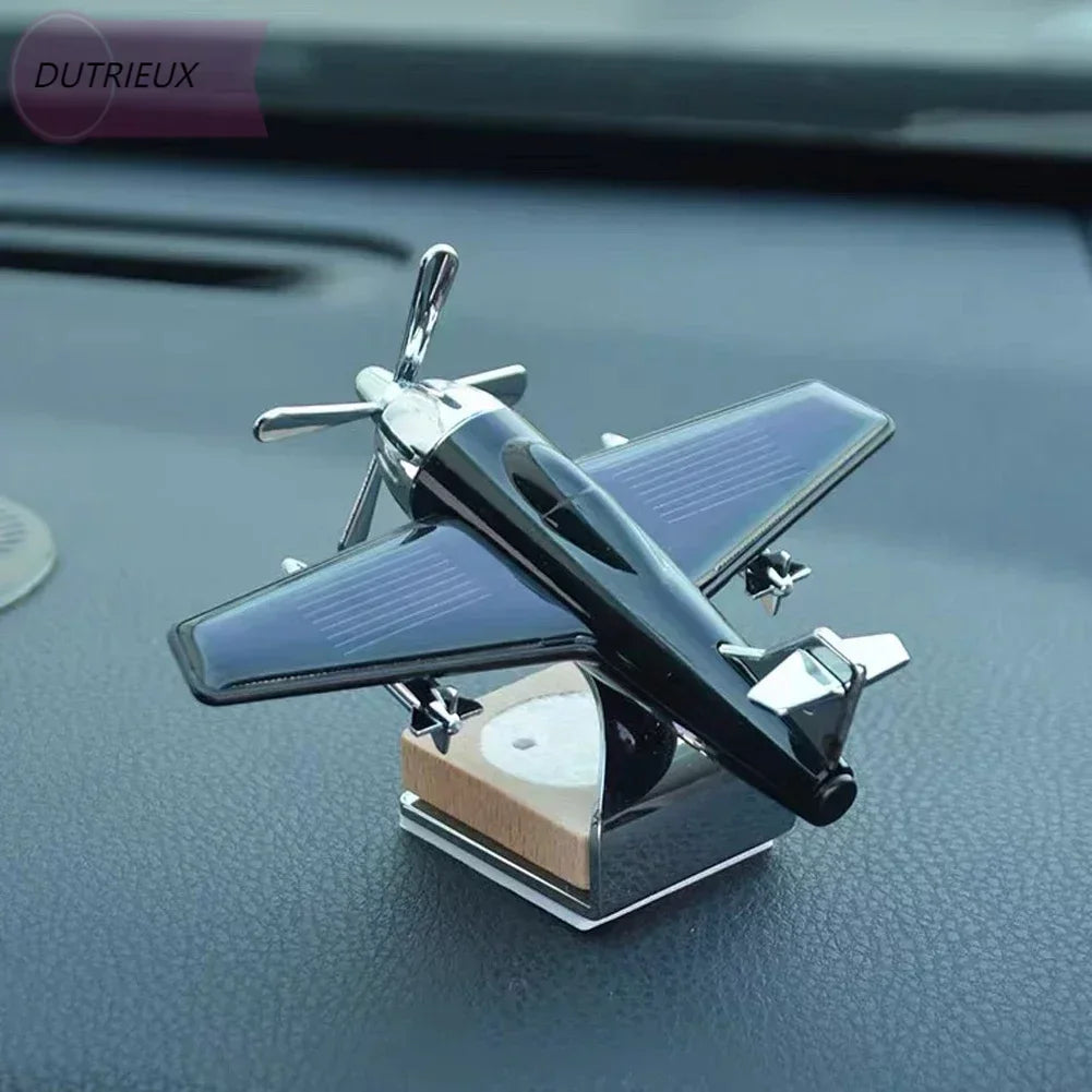 Car Air Freshener Solar Aircraft Decoration Mini Car Perfume Air Freshener Fragrance Car Airplane Ornament Car Accessories Zpaxo