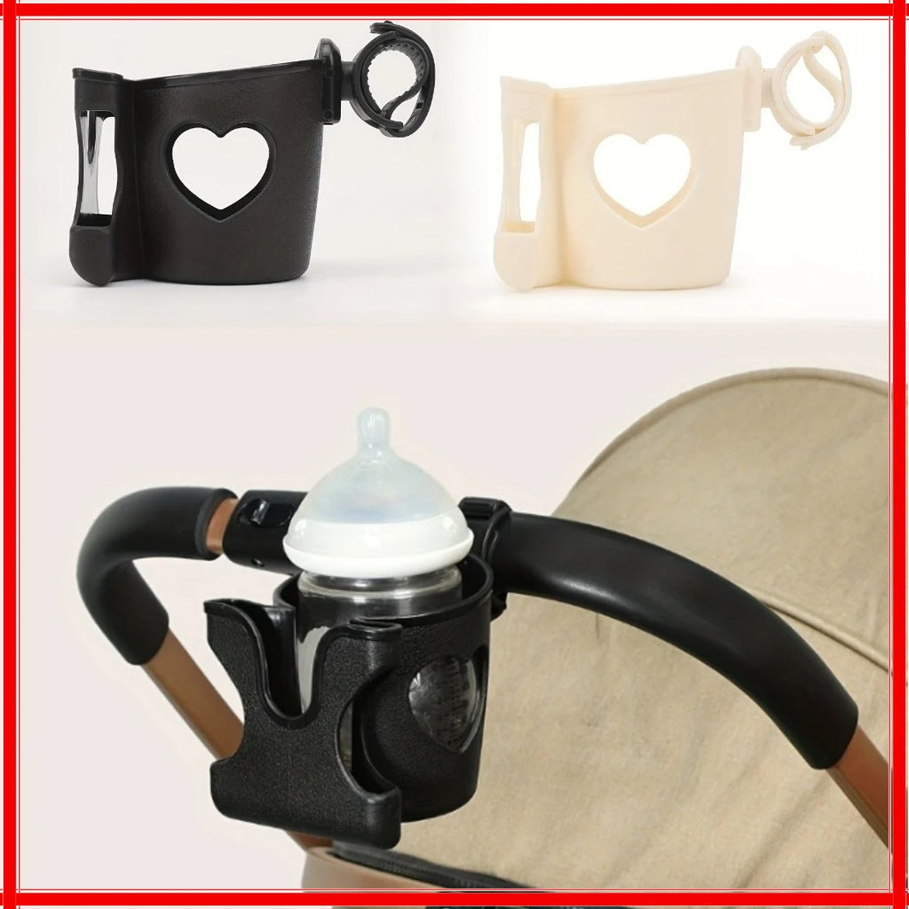 2-in-1 Stroller Cup & Phone Holder | Pram Bottle Rack Stroller Cup Holder Zpaxo