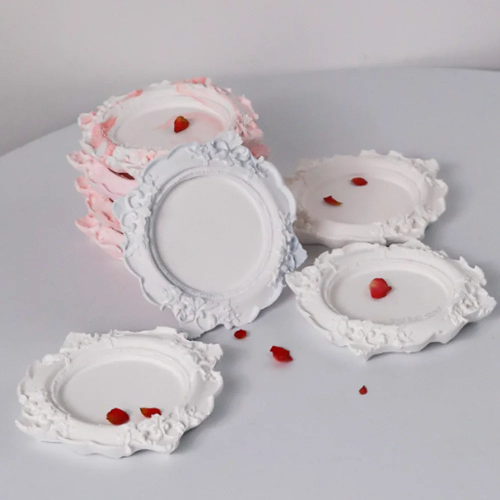 Baroque Lace Silicone Mold – Resin, Concrete & Cake Tray DIY