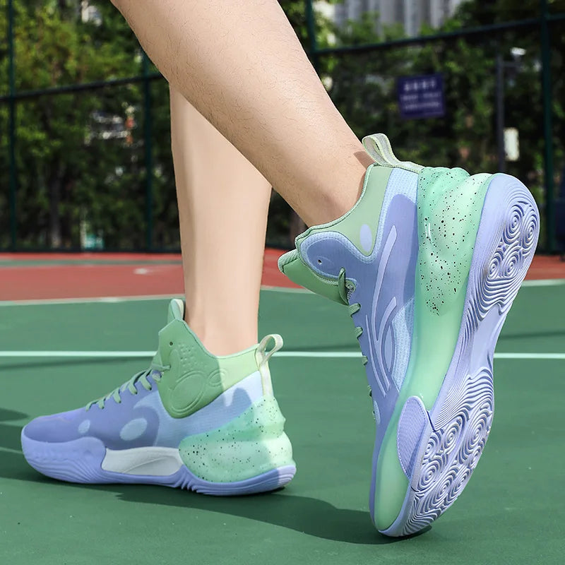 Men's Basketball Shoes Breathable Cushioning Non-slip Wearable Runing