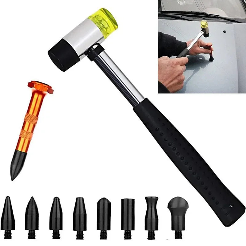 Car Dent Repair Tool Paintless Removal Rubber Hammer Auto Body DIY