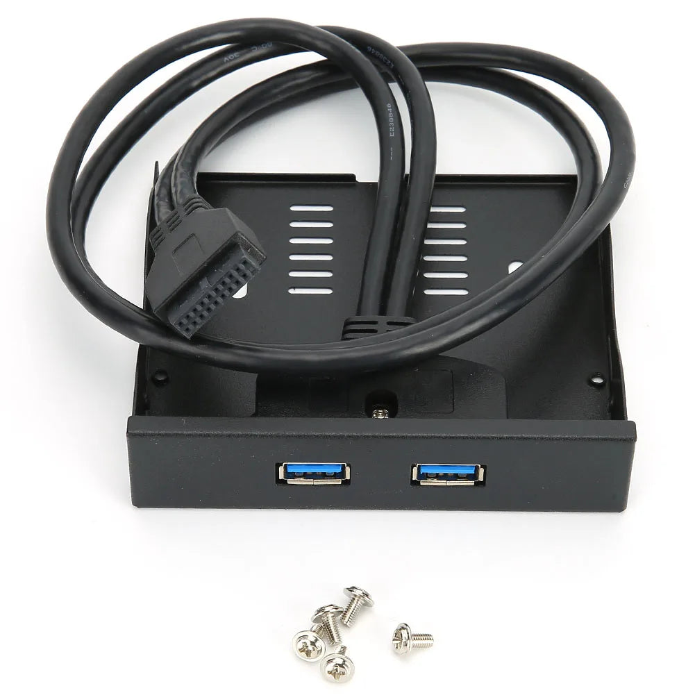 Floppy Front Panel Expansion USB3 0 3 5'' Bay 19 Pin 2 Interface HUB
