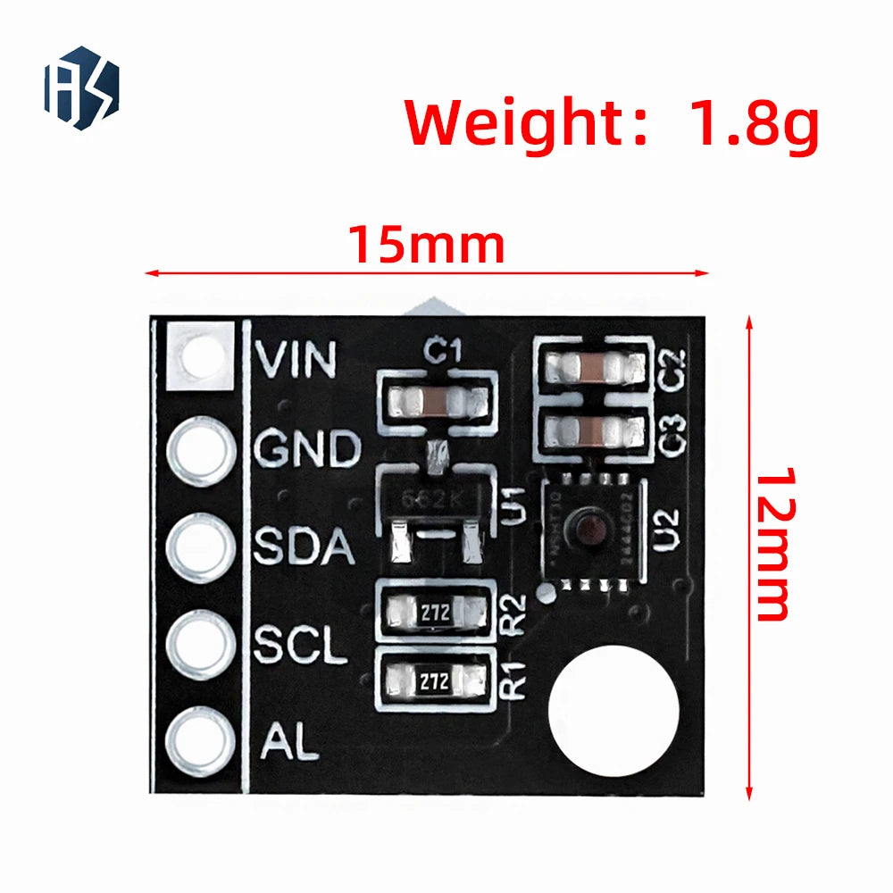 NSHT30 I2C Temperature Humidity Sensor Module Arduino ESP8266 Zpaxo
