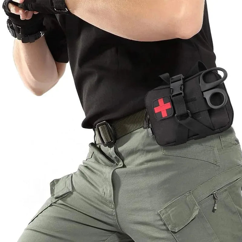 Upgrade Tactical First Aid Bag Rip Away Molle Medical Pouch IFAK Emergency Survival Kit Outdoor Hiking Travel Zpaxo